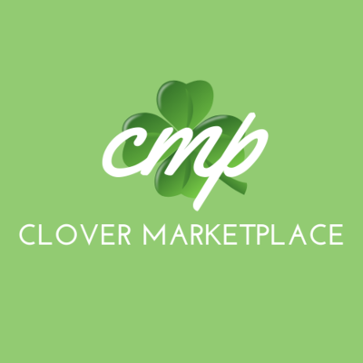 A welcome banner for Clover MarketPlace