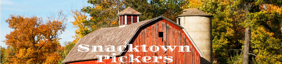 A welcome banner for SnacktownPickers's Booth