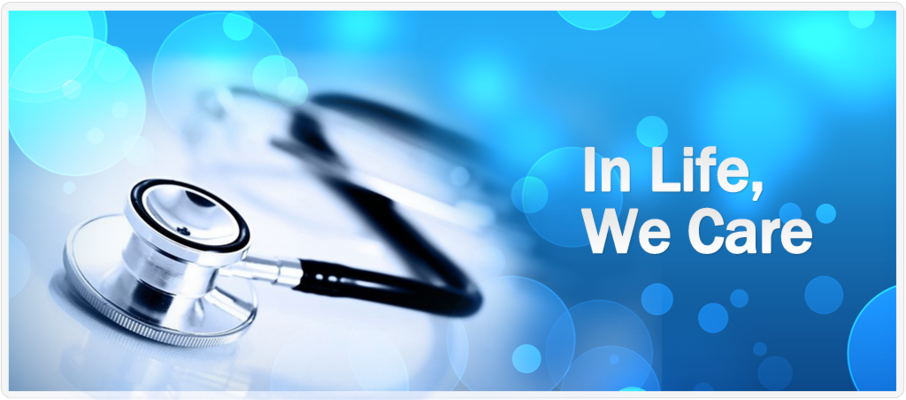 A welcome banner for Sinako_Medical_Supplies's booth