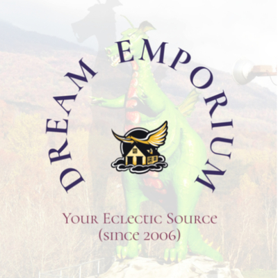 A welcome banner for Dream Emporium Your Eclectic Source