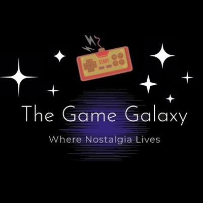 A welcome banner for The Game Galaxy