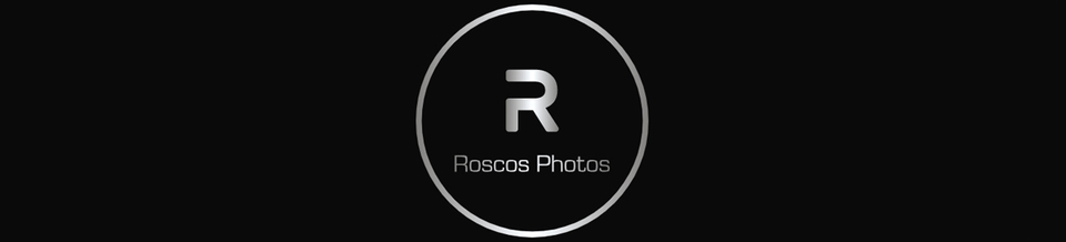 A welcome banner for Roscos Photos