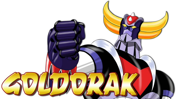 A welcome banner for Le Grand Goldorak