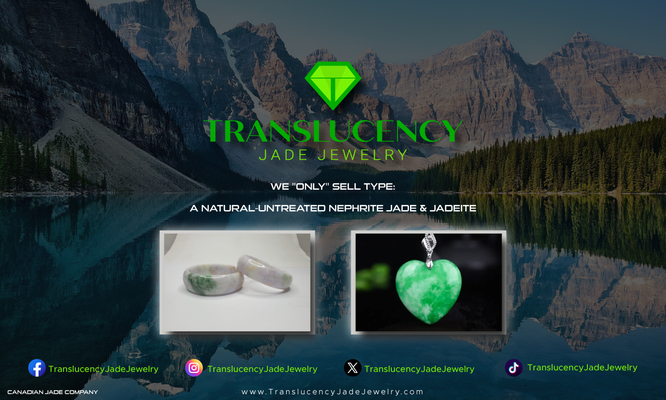 A welcome banner for Translucency Jade Jewelry - Nephrite & Jadeite from Around the world!
