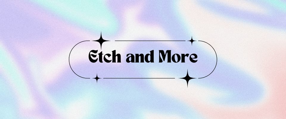 A welcome banner for Tracy's store