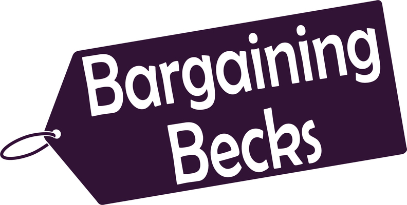 A welcome banner for Bargaining Becks