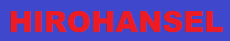 A welcome banner for HIROHANSEL