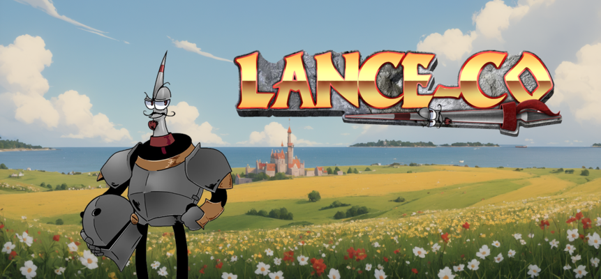 A welcome banner for Lance_Co Market