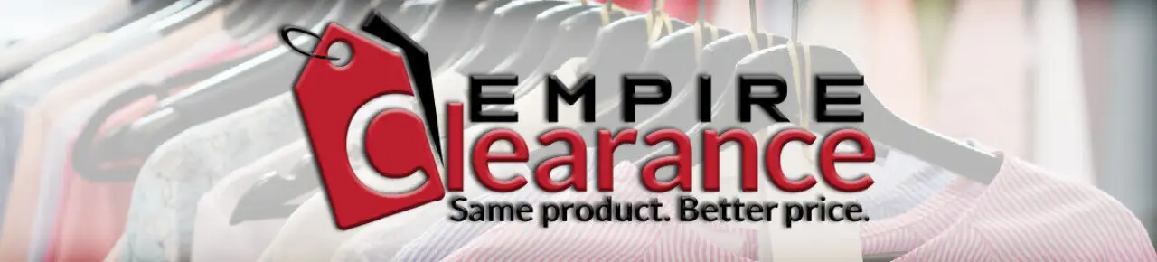 A welcome banner for Empire's store