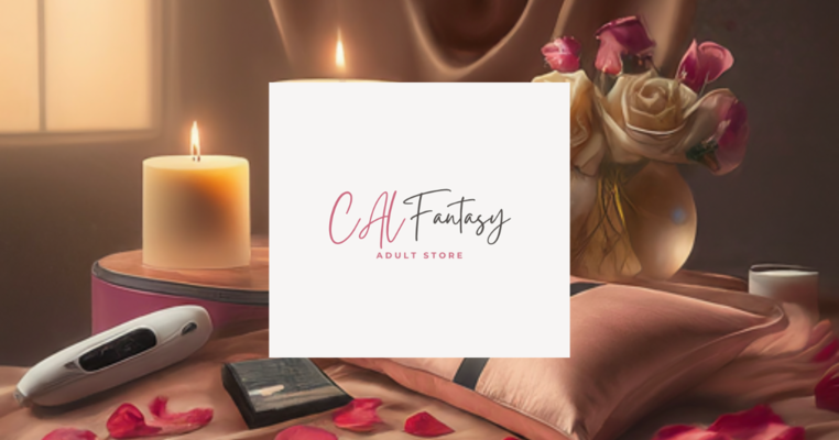 A welcome banner for CalFantasy Adult Store