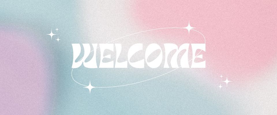 A welcome banner for Bara's store