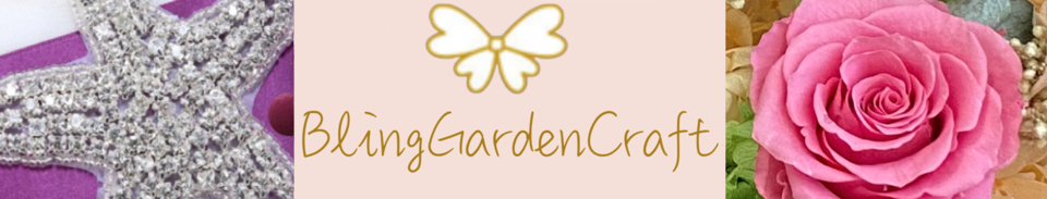 A welcome banner for BlingGardenCraft