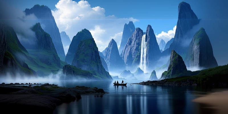 A welcome banner for Gangping's store
