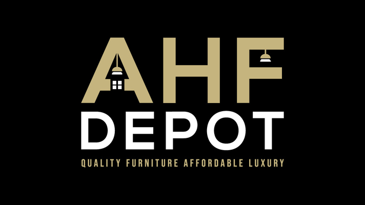 A welcome banner for AHF Depot's Furniture Store