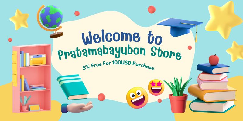 A welcome banner for Bayu's store
