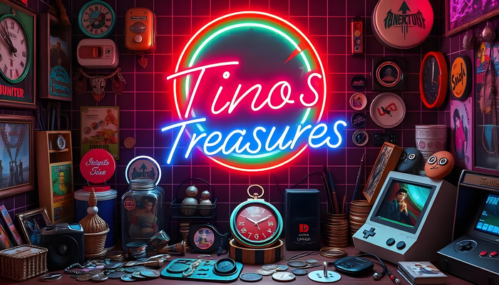 A welcome banner for Diverse Range of Treasures