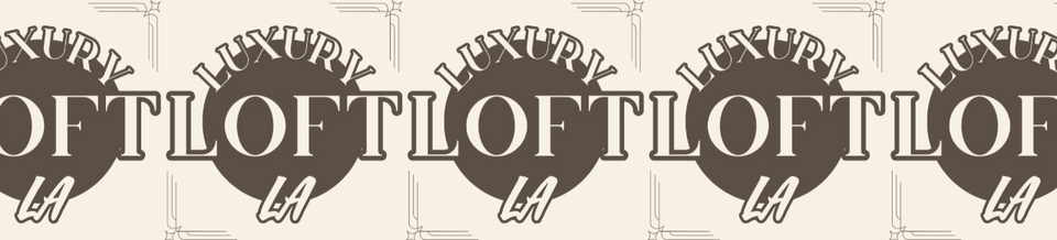 A welcome banner for LUXURYLOFTLA