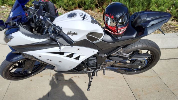 A welcome banner for CustomLionGarage best custom motorcycle helmet 