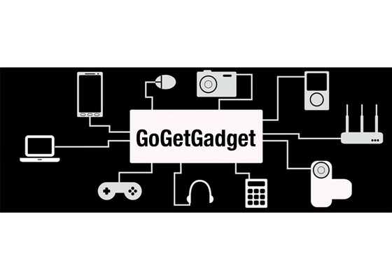 A welcome banner for GoGetGadgetz
