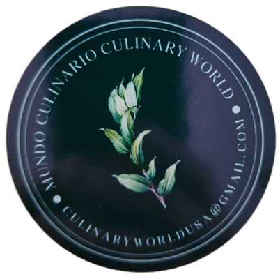 A welcome banner for CULINARYWORLD
