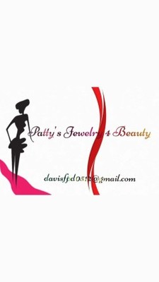 A welcome banner for Patty's Jewelry 4 Beauty Booth