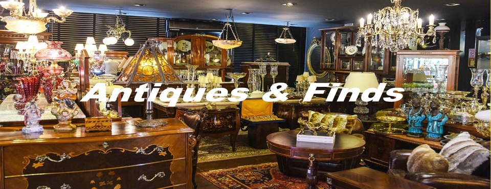 A welcome banner for PrinzVintage Antiques