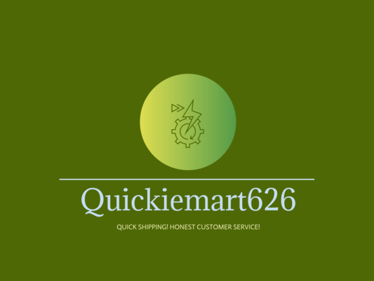 A welcome banner for Quickie's store