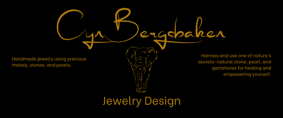 A welcome banner for Cyn Bergsbaken Jewelry