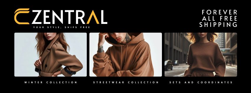 A welcome banner for C-Zentral's store