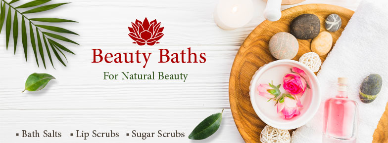 A welcome banner for Beauty Baths