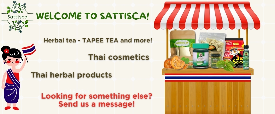 A welcome banner for Sattisca Thailand Land of Smile