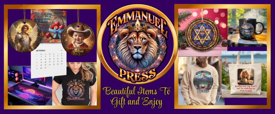 A welcome banner for EmmanuelPress's booth