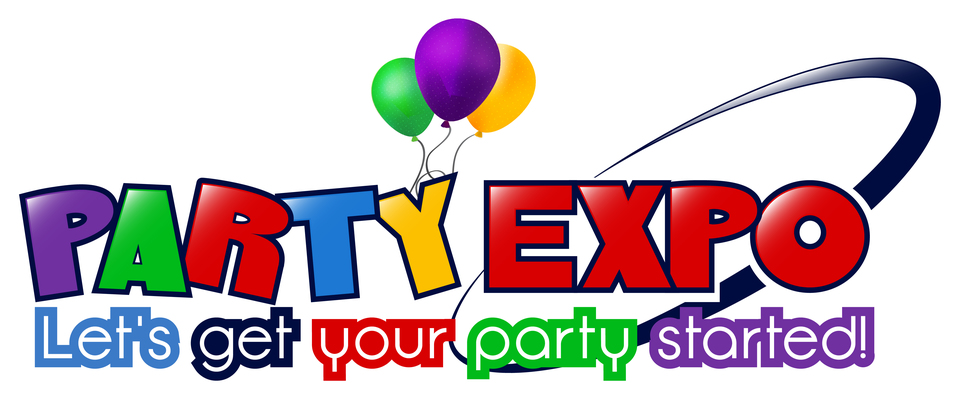 A welcome banner for Party Expo