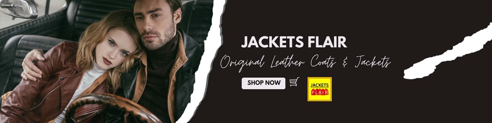 A welcome banner for All Original Leather Jackets