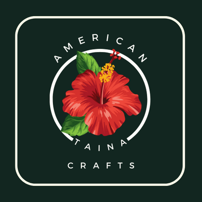 A welcome banner for AmericanTaina Crafts's Booth