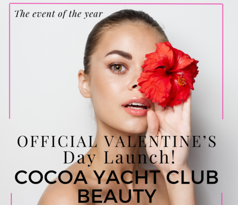 A welcome banner for Cocoa Yacht Club
