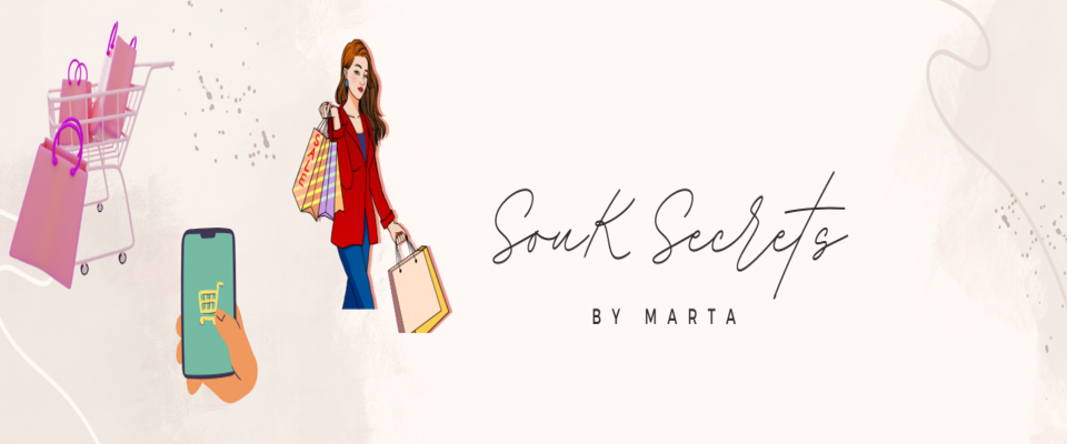 A welcome banner for SoukSecretsByMarta