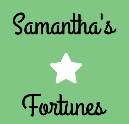 A welcome banner for Samantha's store