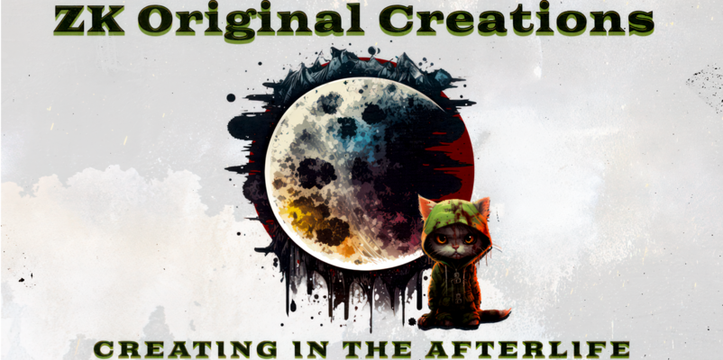 A welcome banner for ZK Original Creations