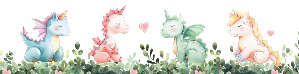 A welcome banner for Dream Dragons