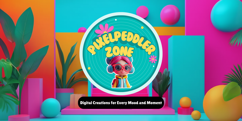 A welcome banner for PixelPeddlerZone
