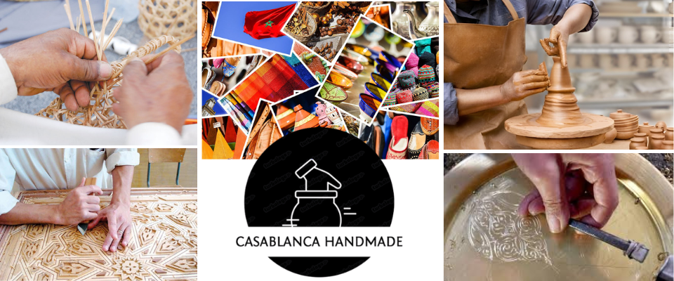 A welcome banner for CASABLANCA HANDMADE