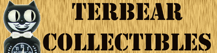 A welcome banner for Terbear Collectibles