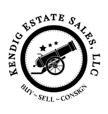 A welcome banner for KendigEstateSales