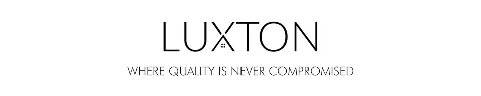 A welcome banner for Luxton's store
