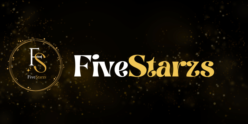 A welcome banner for FiveStarzs