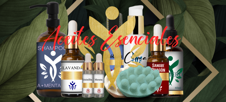 A welcome banner for Essential oils premium 