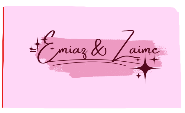 A welcome banner for Jessica's store
