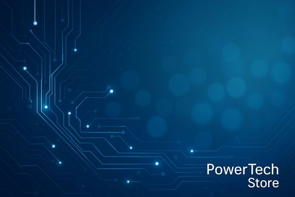 A welcome banner for PowerTech Store