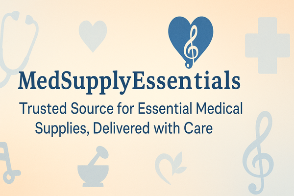 A welcome banner for MedSupplyEssentials